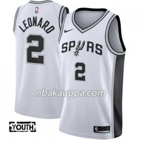 San Antonio Spurs Kawhi Leonard 2 Nike 2017-18 Valkoinen Pelipaidat Swingman - Lasten